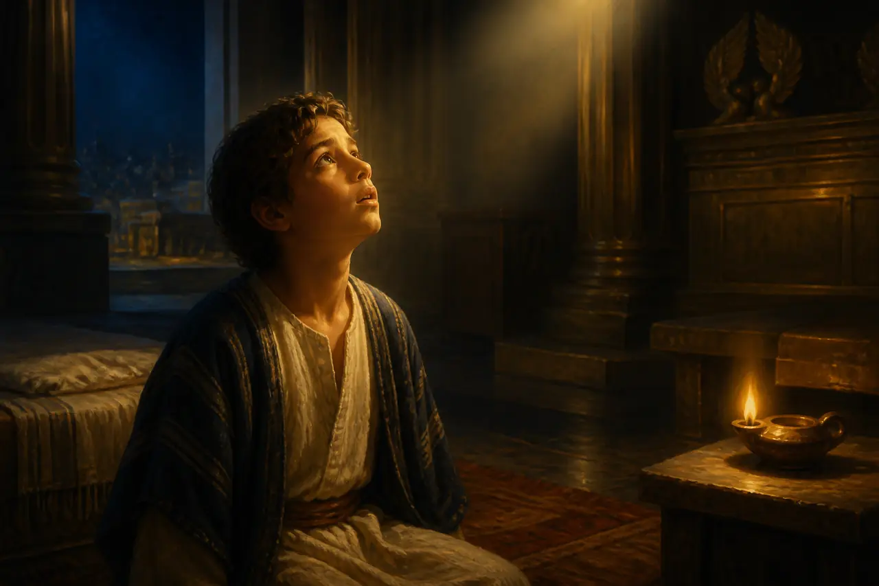 Samuel no templo: Fala, Senhor, porque o teu servo ouve