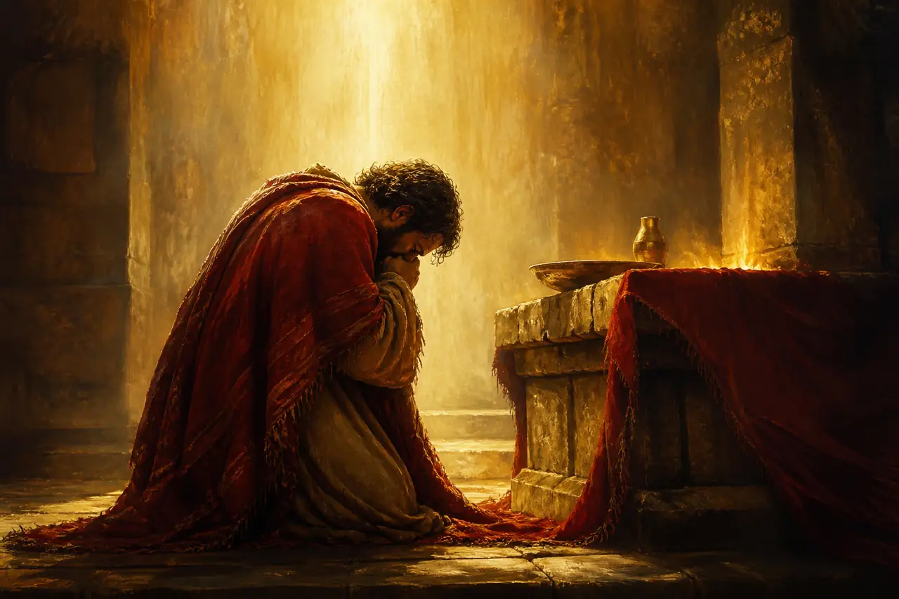 Oração de quebrantamento — rasgue o coração diante do altar