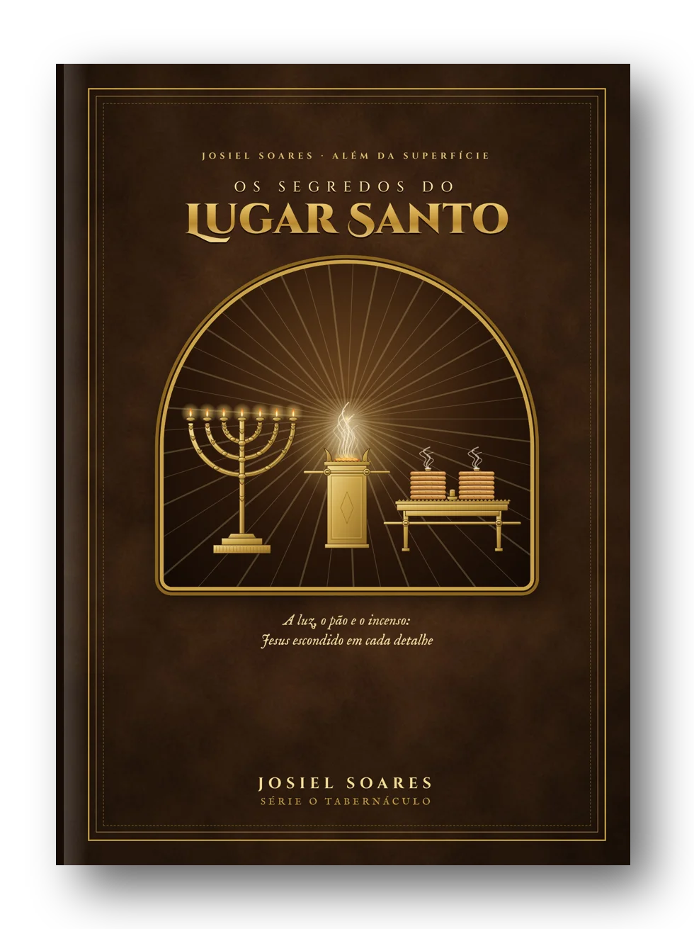 Capa em três dimensões do e-book Os Segredos do Lugar Santo, de Josiel Soares