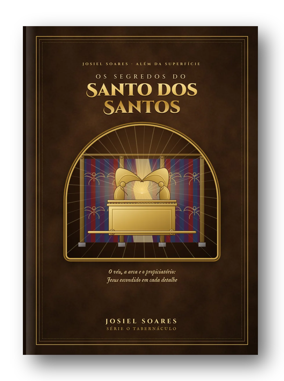 Capa em três dimensões do e-book Os Segredos do Santo dos Santos, de Josiel Soares